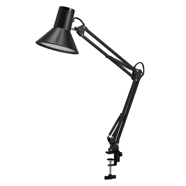 Office Line Desk Retro Clip bordlampe, sort