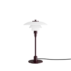 PH 2/1 bordlampe, glossy burgundy