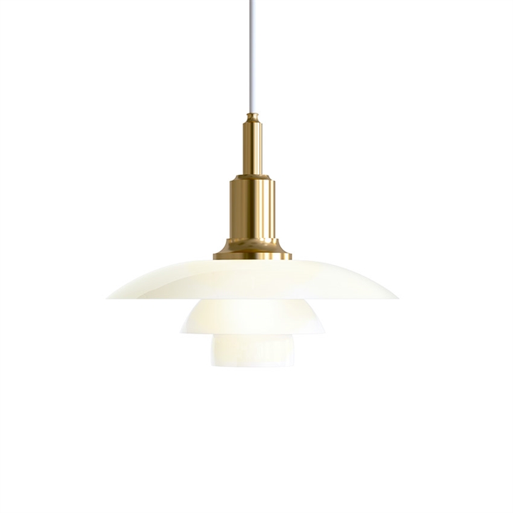 Louis PH 3½-2½ gulvlampe, messing |