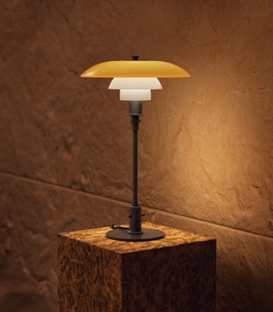 PH 3/2 bordlampe Centenary Edition, amber/opal