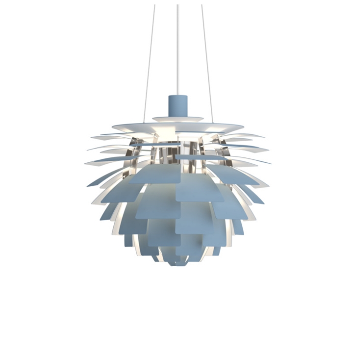 PH Artichoke Ø48 pendel, dusty blue/krom
