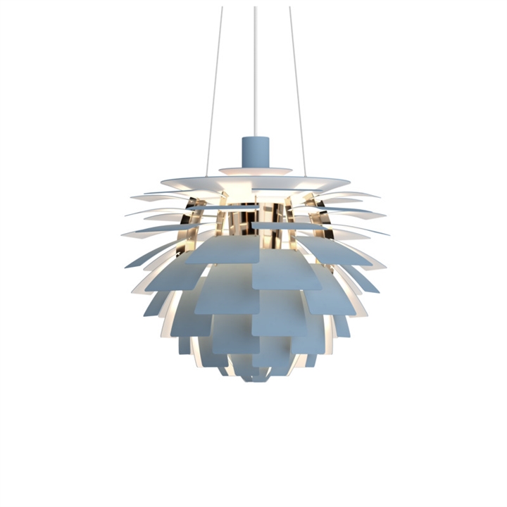 PH Artichoke Ø48 pendel, dusty blue/messing