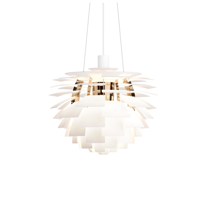 PH Artichoke Ø48 pendel, soft white/messing