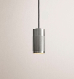 Thorup Copenhagen Patrone pendel, nikkel malet messing, 120 mm