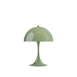 Panthella 250 Portable V3 bord- / batterilampe, opaque moss grøn
