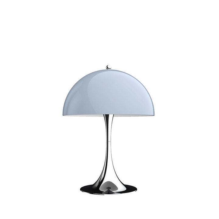 Panthella 320 bordlampe, grå opalt akryl
