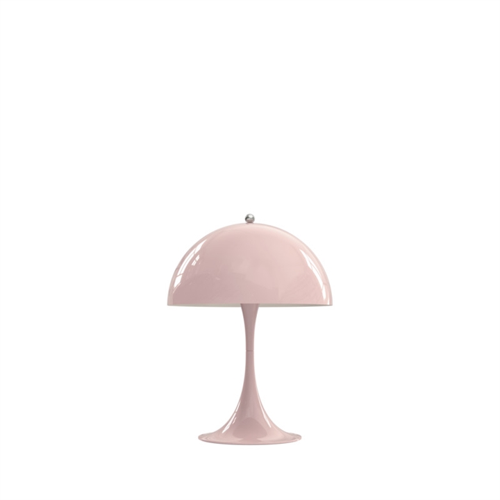 Panthella Mini bordlampe, metal lys rosa