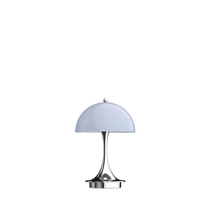Panthella Portable V2 bordlampe / batterilampe, grå opal akryl