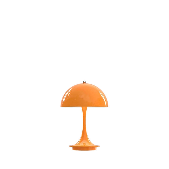 Panthella Portable bordlampe / batterilampe, metal orange