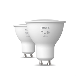 Philips Hue White 4,2W LED GU10 LED 400lm (2 stk.)