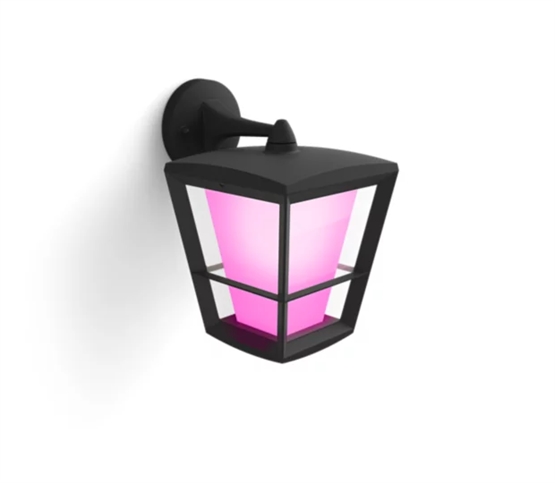Philips Hue Econic WCA udendørs væglampe (down), sort