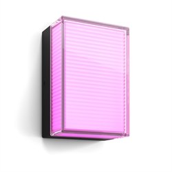Philips Hue Semeru WCA udendørs væglampe (rektangulær), sort