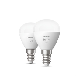 Philips Hue White 5,7W LED E14 Luster 470lm (2 stk.)