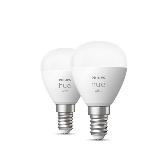 Philips Hue White 5,7W E14 Luster 470lm (2 stk.)