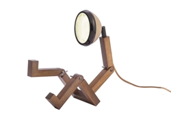 Mini Mr. Wattson bordlampe, Caffé Latte