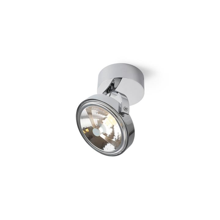 Pin-Up 1 Round, LED, krom