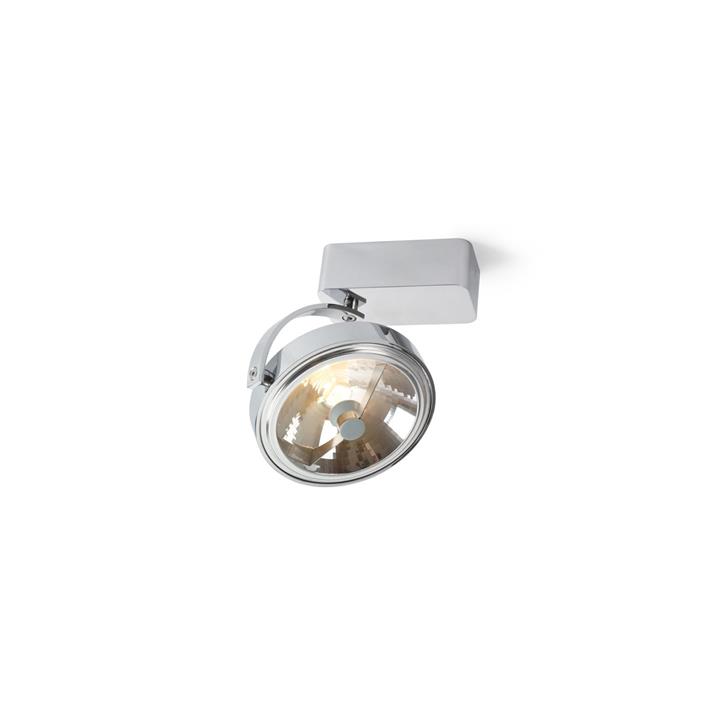 Pin-Up 1 Square LED, krom