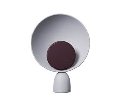 Blooper bordlampe, askegrå/figen lilla
