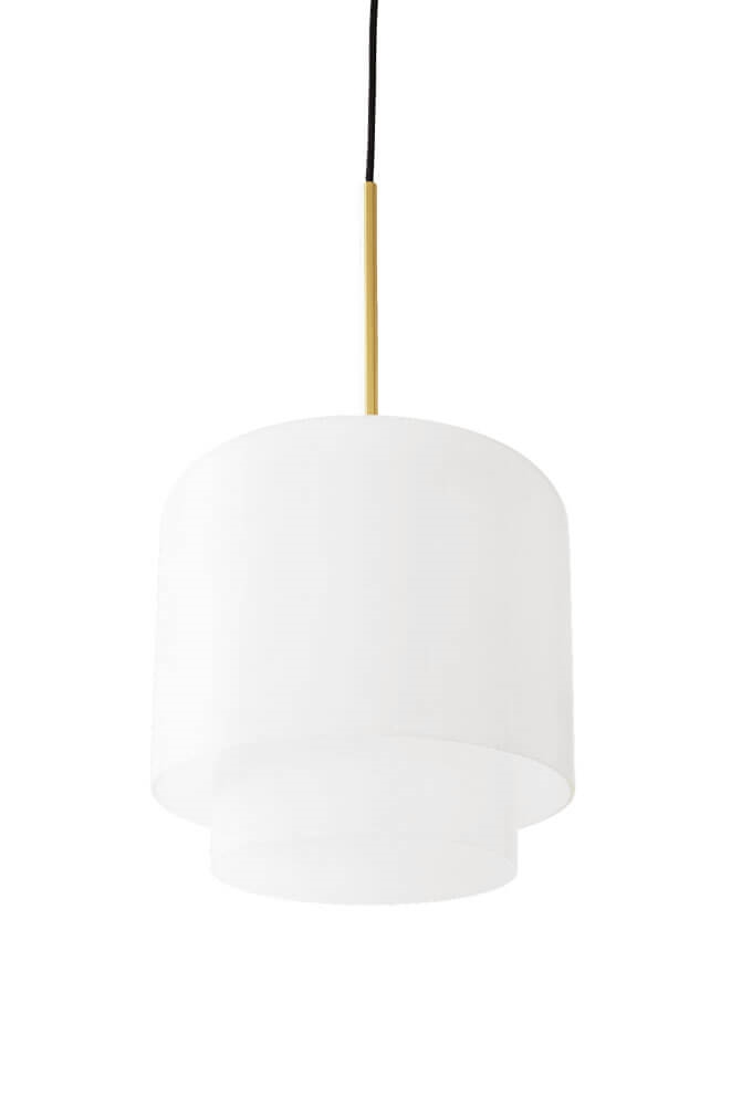 Megumi pendel Ø28, messing/opal