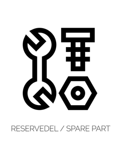 Reservedel: USB C til USB C Panthella V3 ladekabel, sort