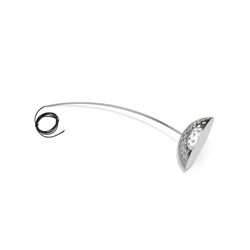 Reservedel: Flos ARCO LED komplet kanal/rustfri plade med gitter og LED