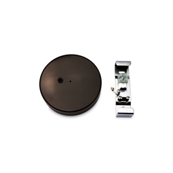 Reservedel: Flos BELLHOP GLAS S loftroset i PC, brunlakeret