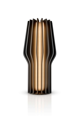 Radiant LED batteri- / bordlampe 25 cm, sort