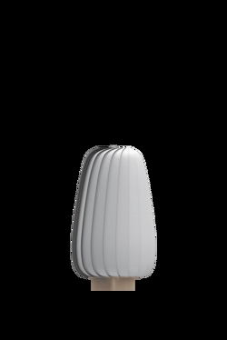 ST906 bordlampe, papir/hvid, 25 x 47 cm