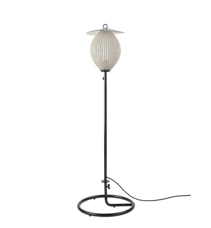 Satellite udendørs gulvlampe, cream white semi matt