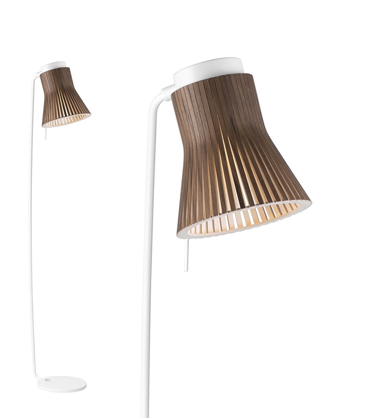 Petite 4610 Gulvlampe Valnød Fra Secto