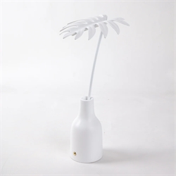 Seletti Leaf Light Stellou batterilampe / bordlampe, hvid