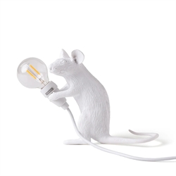 Seletti Mouse bordlampe - Mac sitting m/USB kabel