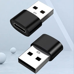 USB A til USB C adapter, sort