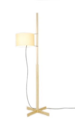 TMM gulvlampe, bøg/beige