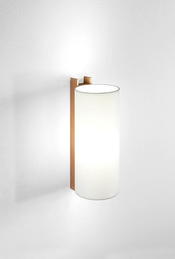 TMM Largo væglampe, bøg/hvid