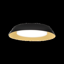 TOWNA 2.0 loftlampe, mat sort/guld