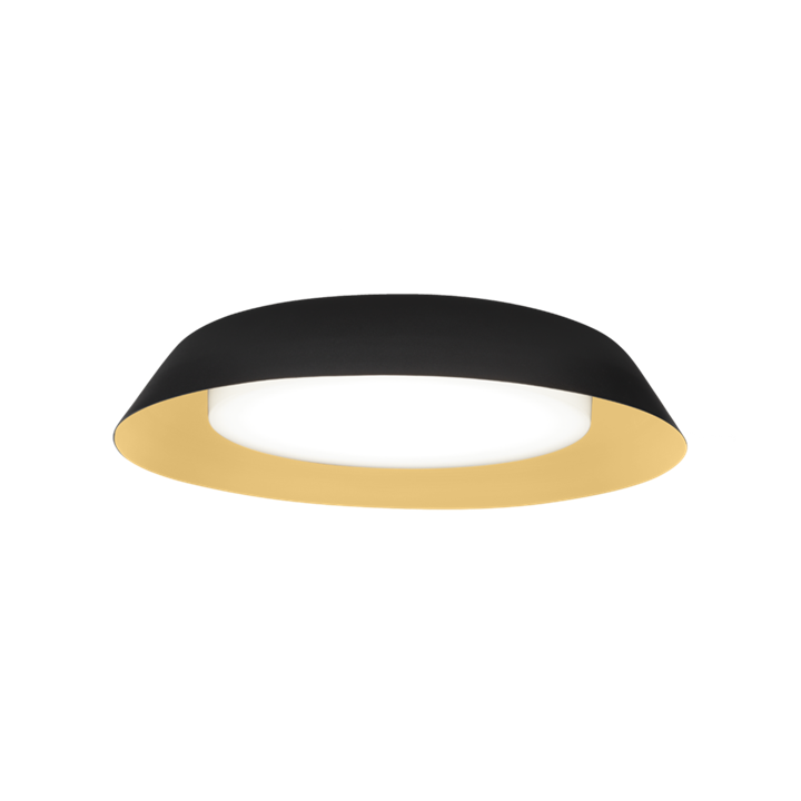 TOWNA 2.0 loftlampe, mat sort/guld