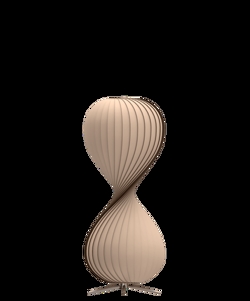 TR10 gulvlampe, birk/natur, 40 x 105 cm