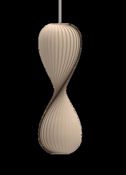 TR10 pendel, birk/natur, 43 x 133 cm.