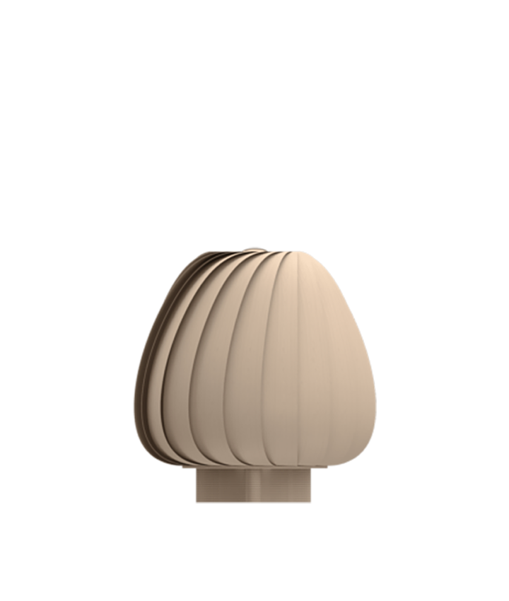 TR12 bordlampe, birk/natur, 30 x 30 cm