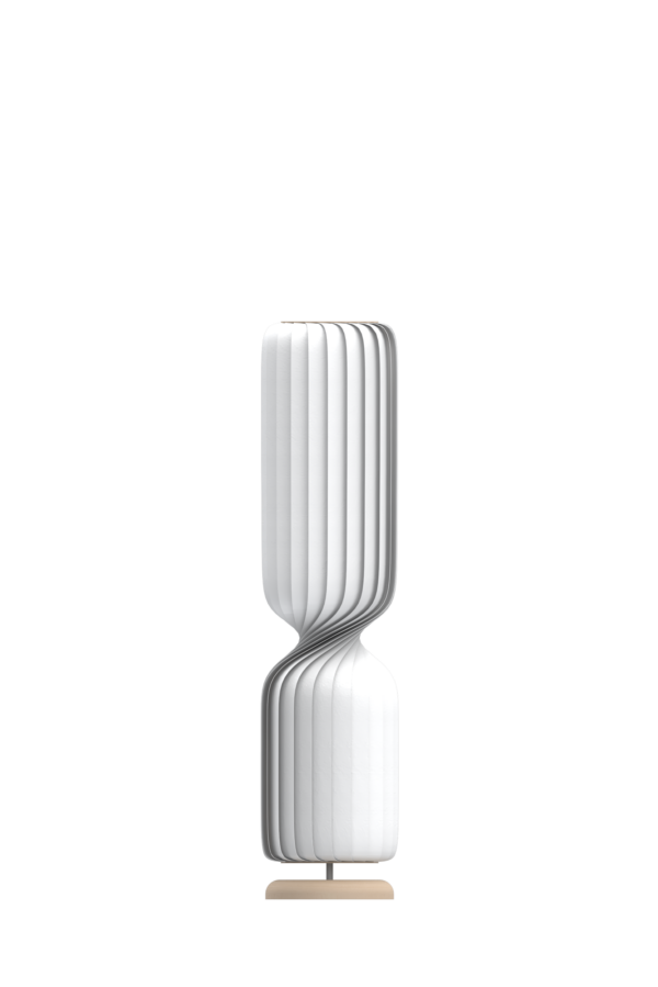 TR41 gulvlampe, PC Nonwoven/hvid, 107 x 25 cm