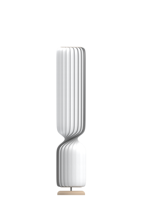 TR41 gulvlampe, PC Nonwoven/hvid 127 x 25 cm