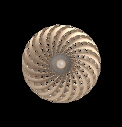 TR5 væglampe, birk/natur, 60 x 20 cm