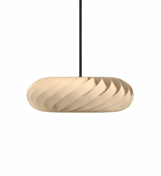 TR5 pendel, birk/natur m/sort ophæng, 60 x 20 cm - special edition TR5 pendel, birk/natur m/sort ophæng, 60 x 20 cm - special edition