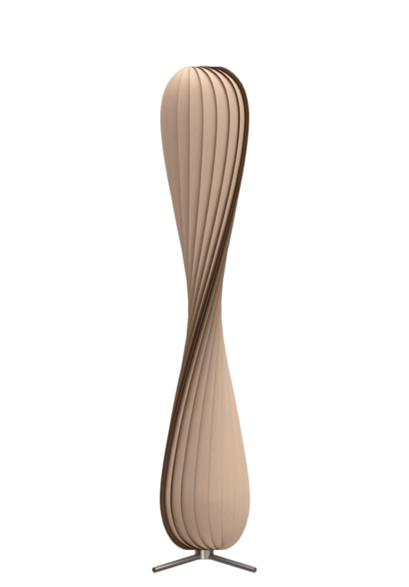 TR7 gulvlampe, birk/natur, 25 x 148 cm