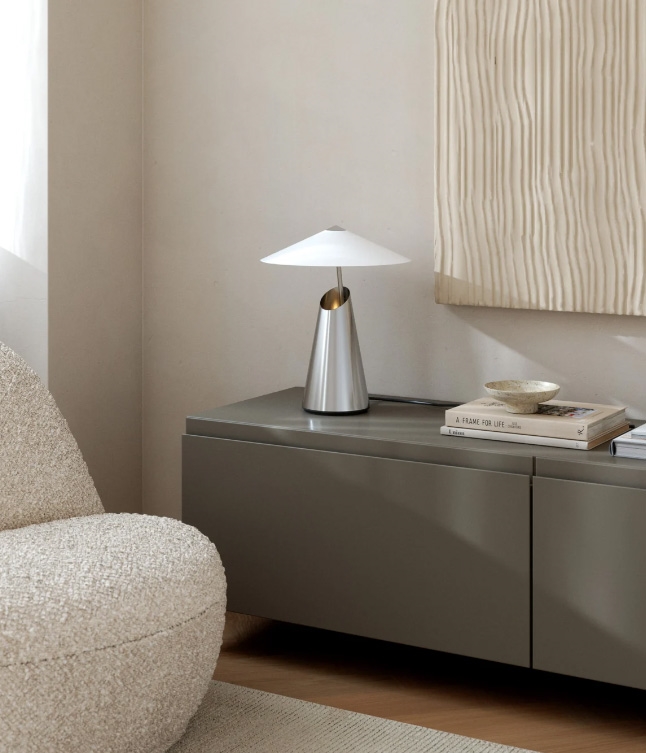Taido Bordlampe Krom