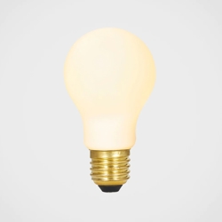 Tala Globe E27 6W LED pære, mat hvid Dim to Warm