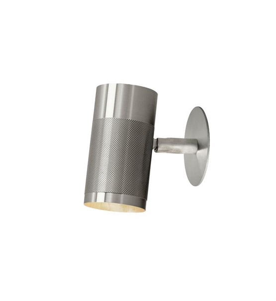 Thorup Copenhagen Patrone væglampe small til indbygning, nikkel malet messing, 120 mm