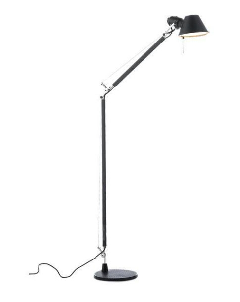 Tolomeo Lettura gulvlampe, sort