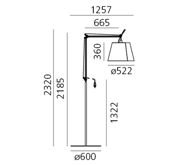 Tolomeo Paralume Outdoor